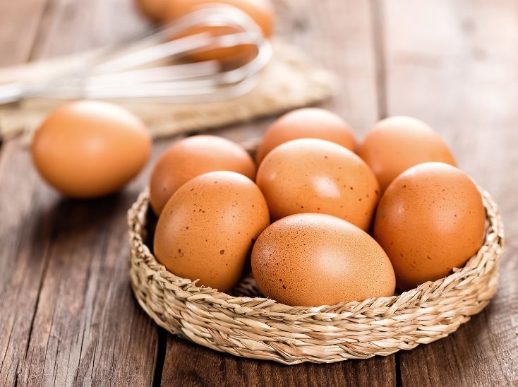 Fresh brown eggs from hillview livestock farm