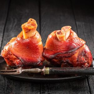 Cured pork hocks from Hillview Livestock Manitoba family farm