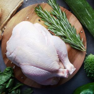 Whole chicken raised at Hillview Livestock Farm